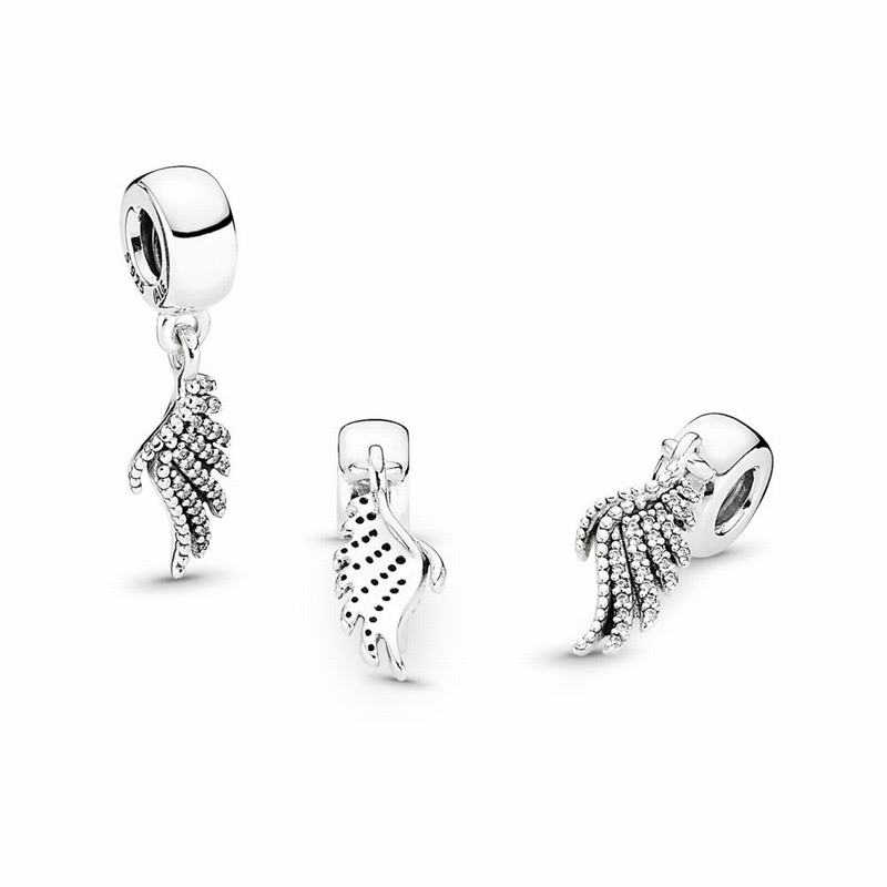 Pandora Majestic Feather Dangle Charm Silver Egypt OE6092571
